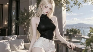 金发清纯美少女