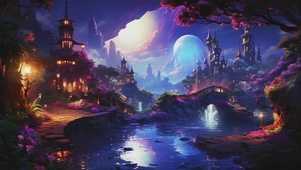 唯美奇幻紫色梦境