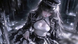 暗黑系制服少女