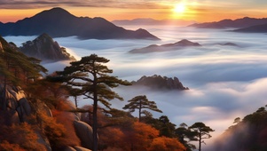 山中云雾