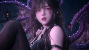 战锤色孽恶魔女孩