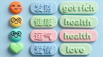 发财健康运气爱情