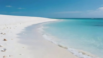 蓝天阳光纯净海岸