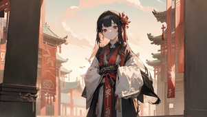 神社女孩