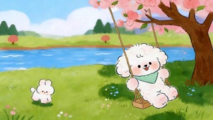 荡秋千快乐时光