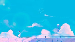 蓝天
