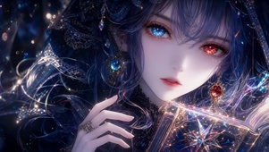 异色瞳少女