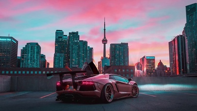 城市中的兰博基尼