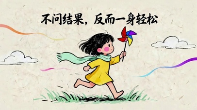 不问结果反而一身轻松