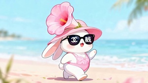海边兔子