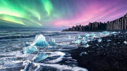 冰湖气泡