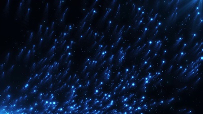 蓝色飘飞发散粒子