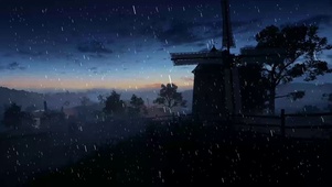 雨下落的速度