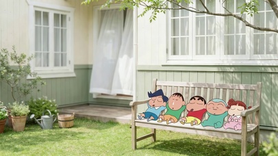 海边小屋长椅上小憩