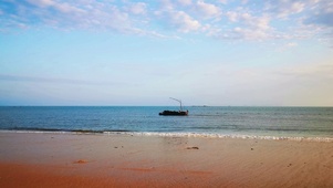 4K夏日海边沙滩自然风景