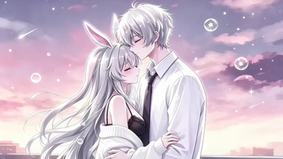星夜邂逅二次元情侣