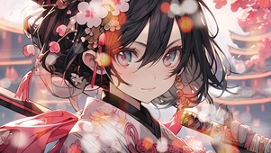 4K 古风少女
