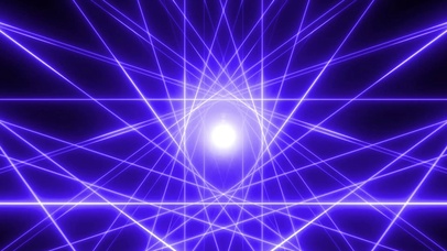 蓝色激光霓虹灯舞台动态