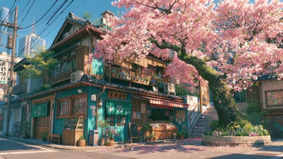 街角樱花商店