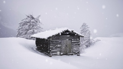 4K超清60帧【飘雪的小屋】