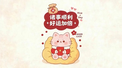 诸事顺利好运加倍
