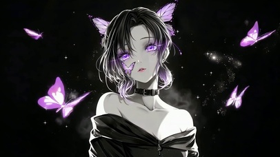 暗黑系紫蝶少女蝴蝶忍