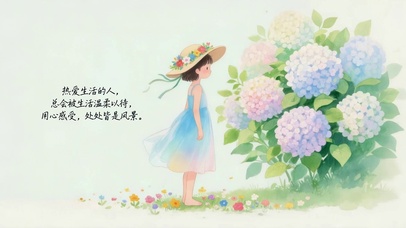 小清新治愈女孩