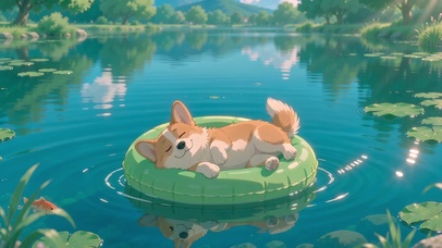 夏日柯基