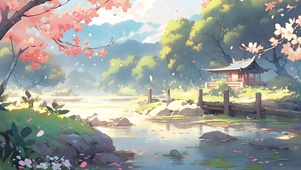 落英小溪