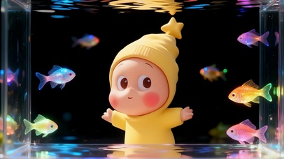 梦幻游鱼星星人