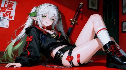 可爱长腿女孩