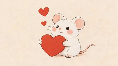 可爱小老鼠