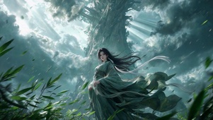 美景古风美女