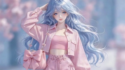 可爱清纯少女