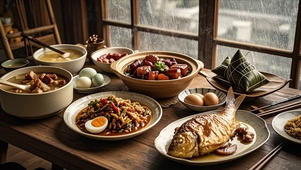 【雨景】雨天的晚餐