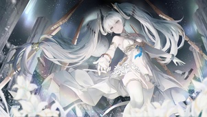 4K 双马尾少女