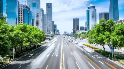 4K 高清 现代化交通与建筑