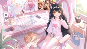 粉色卧室