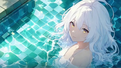 可爱的银发萝莉