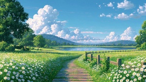 绿色田野