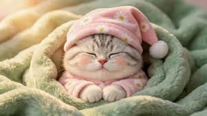 午睡的猫咪