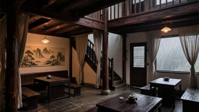 【雨景】古风客栈