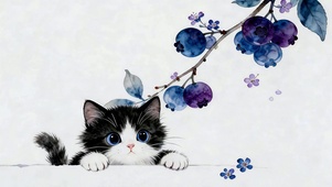 捉迷藏的猫
