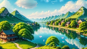 4K湖畔治愈小屋