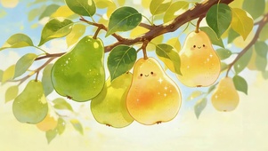 小清新鸭梨
