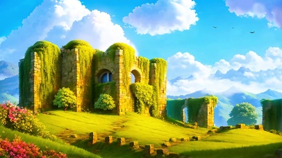 治愈山谷古城遗迹