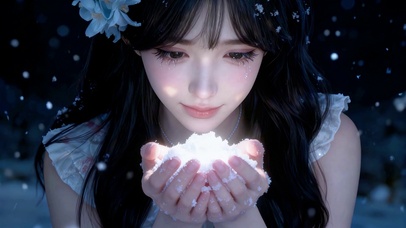 雪光少女