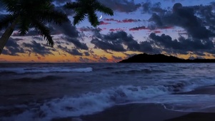海边的夜晚