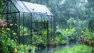 雨中花房