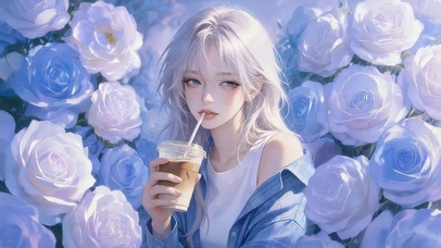 美式咖啡女孩